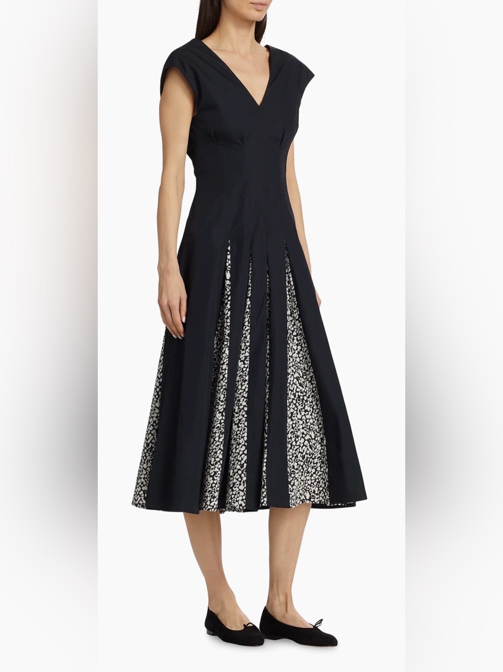 Derek Lam 10 Crosby - Ella Pleated Cotton Midi Dress